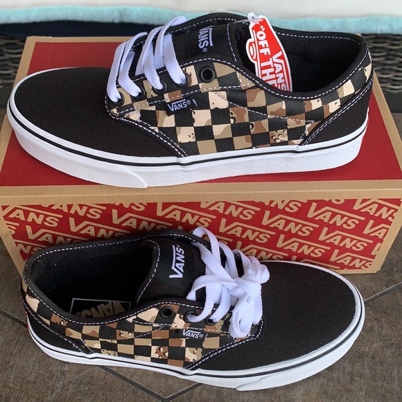 VANS ATWOOD CAMO CHECK BLACK/WHITE WMNS - Picture 3 of 15